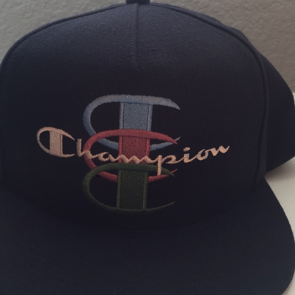 navy champion hat